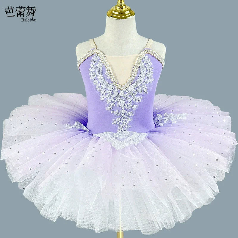 Summer Party Girls Dresses Kids Clothes Vestidos Princess Outfit Girl Dress Tutu Stage Ballet Leotards Dance Costumes Ballerine