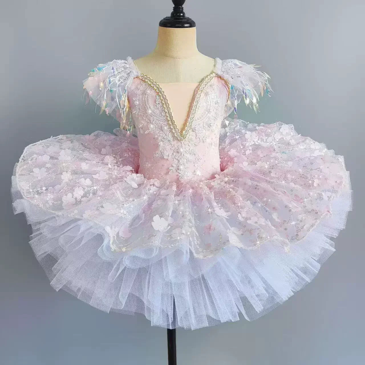 Summer Party Girls Dresses Kids Clothes Vestidos Princess Outfit Girl Dress Tutu Stage Ballet Leotards Dance Costumes Ballerine