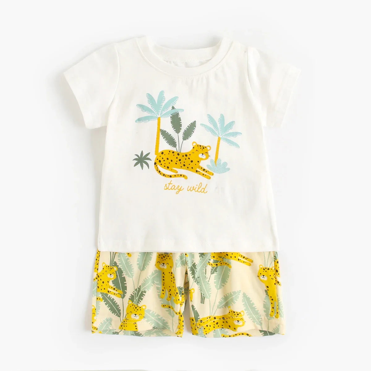 Sanlutoz Cotton Toddler Boys Summer Sleeveless Bodysuits Casual Infants Boys Animal Clothes