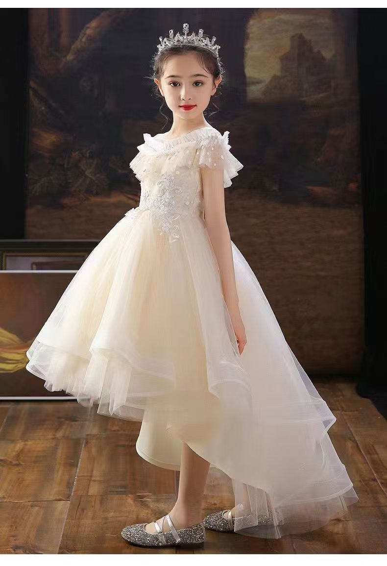 Children's Dress High-end Trailing Princess Dress