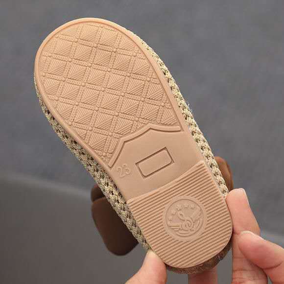 Summer New Children's Shoes Fashion Soft Bottom Baby Breathable Little Princess Hole Mesh Shoes