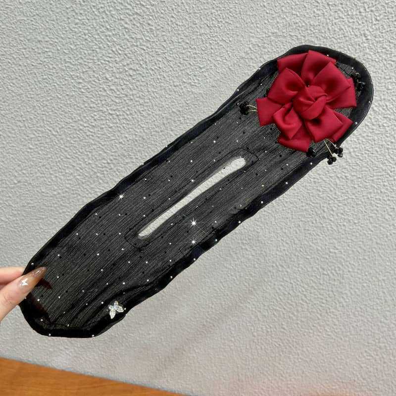 Simple head flower hair with flower buds