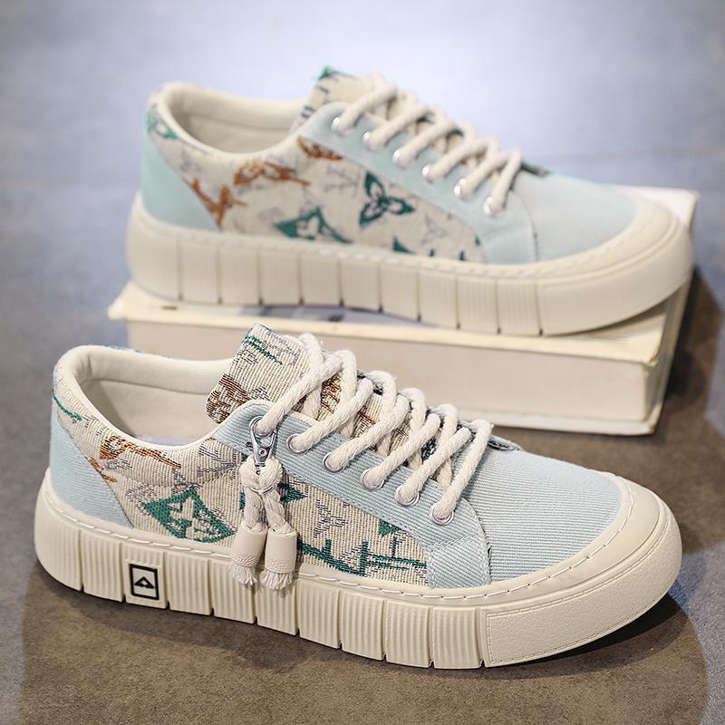 Trendy Wild Four Seasons Canvas Sneakers