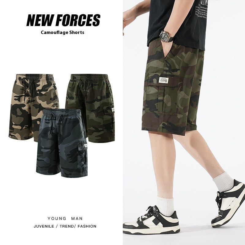 Workwear Camouflage Plus Size Loose Leisure Sports Men's Casual Pants