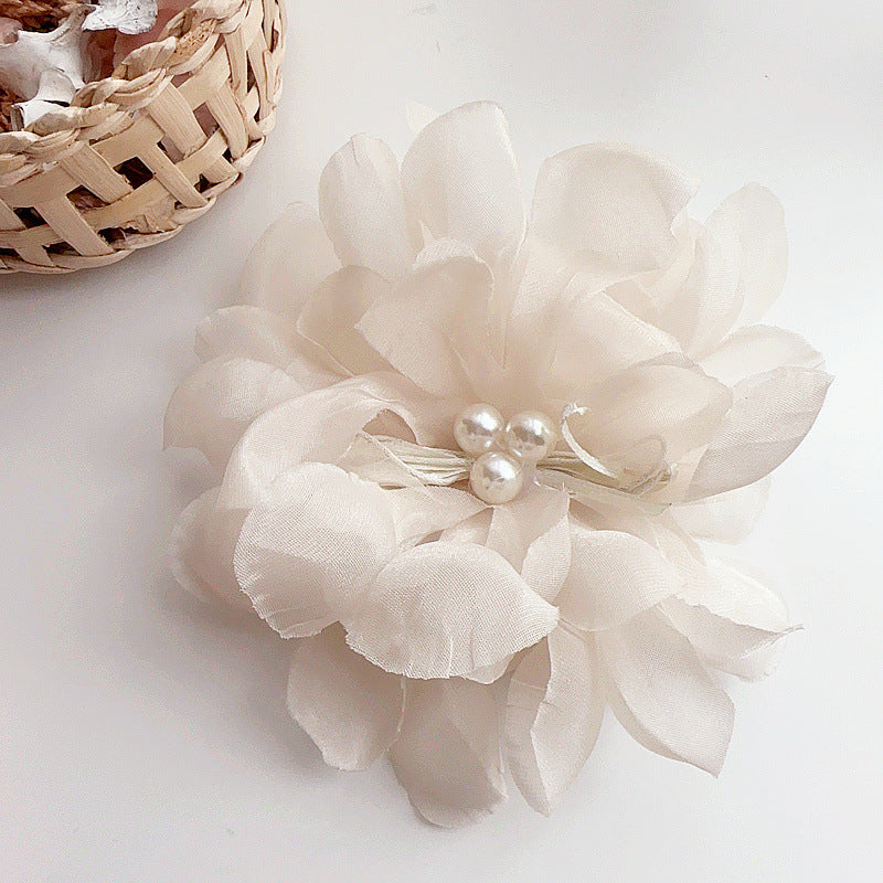 Pearl Flower Children's Side Clip Hair Accessories