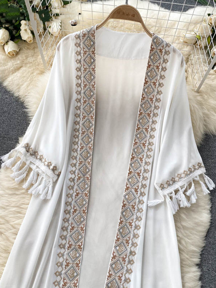 Women's Large Size Loose Ethnic Style Sun Protection Clothing