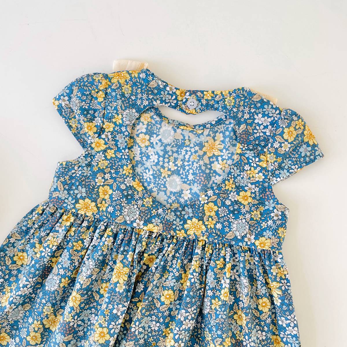 Fashion Personality Korean Style Girls Floral Dress