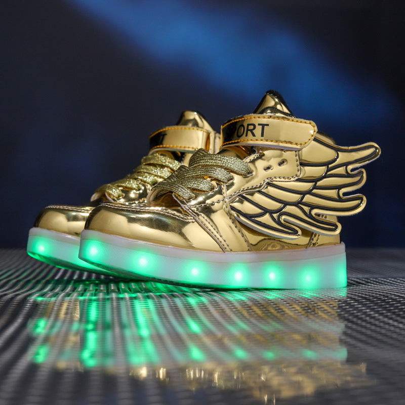 Usb Charging Light Shoes Children