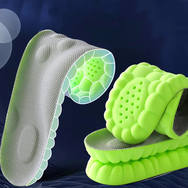 Insole No Tired Foot Arch Massage Sweat Absorbing And Deodorant Antibacterial