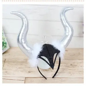 Halloween Accessories Demon Horn Headdress Demon Witch Costume Props