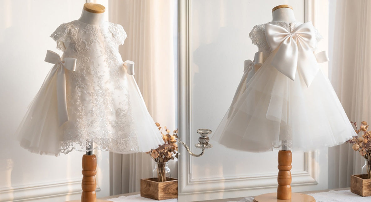 Children's Lace Performance Cotton Dress