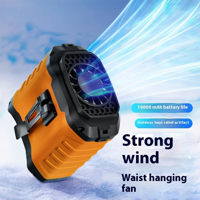 Fashion Portable Clip Waist Rechargeable Fan