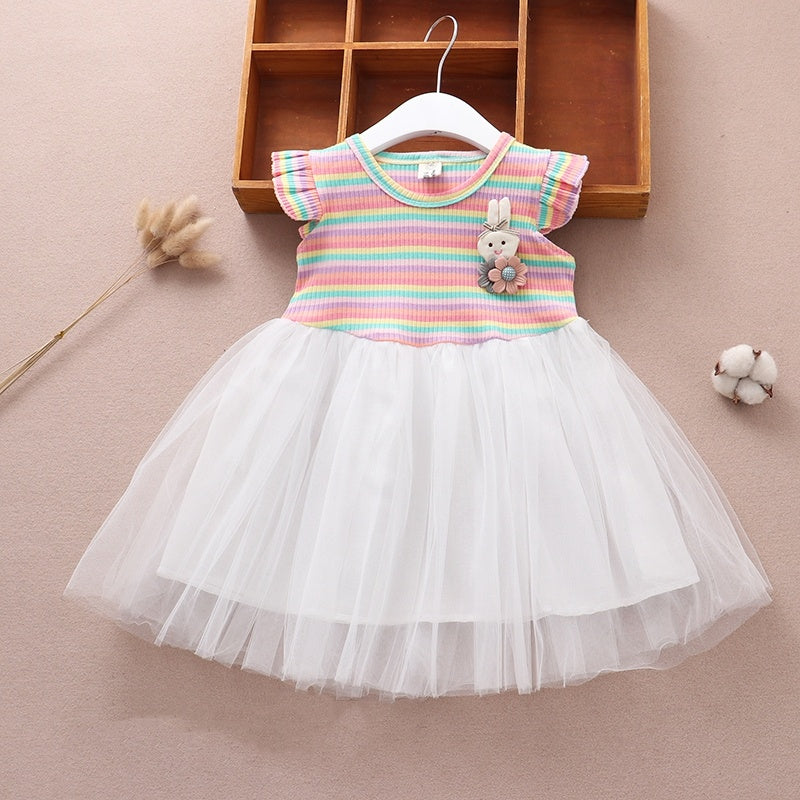 Girls' Summer Vest Princess Dress