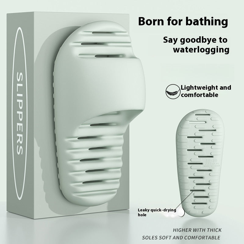 Quick-drying Bathroom Women's Wear-resistant Mute Slippers