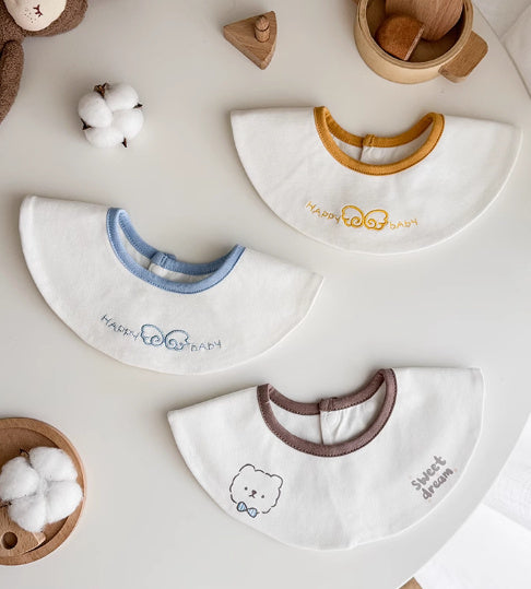 Small-month Baby Waterproof Milk Spilt Small Bibs