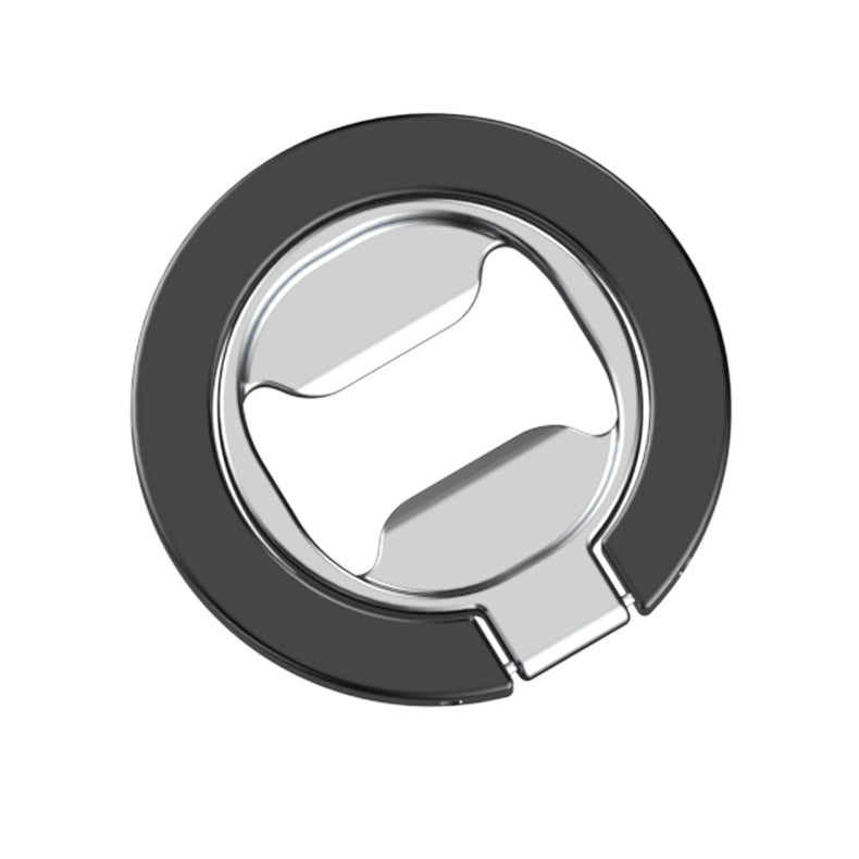 Metal Ring Buckle Creative Magnetic Powerful Adhesive Type Metal Cellphone Holder