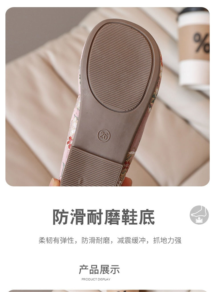 Children's Bow Slip-On Princess Shoes