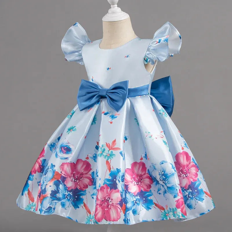 Children Wedding Dress Girl Flower Dresses Kids Gown Birthday Party Flower Girl's Evening Dress