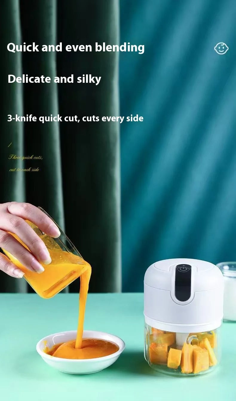 Electric Mini Garlic Vegetable Chopper Garlic Masher Portable Chopper Multi Function Meat Grinder Masher Machine Usb Charging