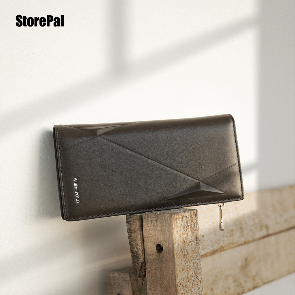 MEN'S LONG WALLET GENUINE LEATHER